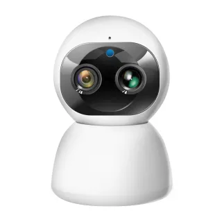 【u-ta】小雪人室內高畫質雙鏡頭攝影機/監視器RH2(搭配128G記憶卡組合)