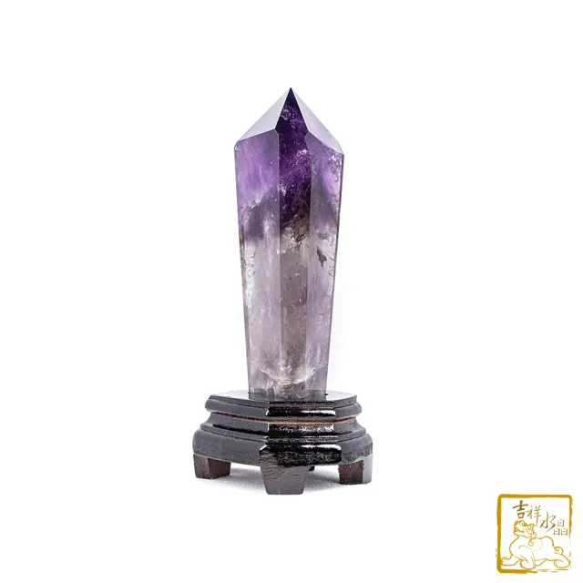 吉祥水晶 巴西紫骨幹水晶柱cm 改善磁場 Momo購物網