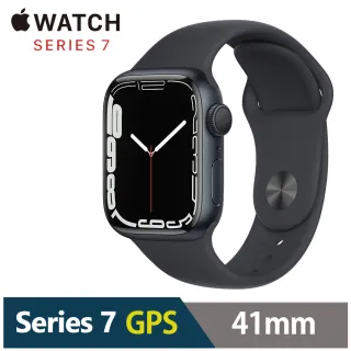 【Apple 蘋果】Apple Watch S7 41mm 運動型錶帶(GPS版)
