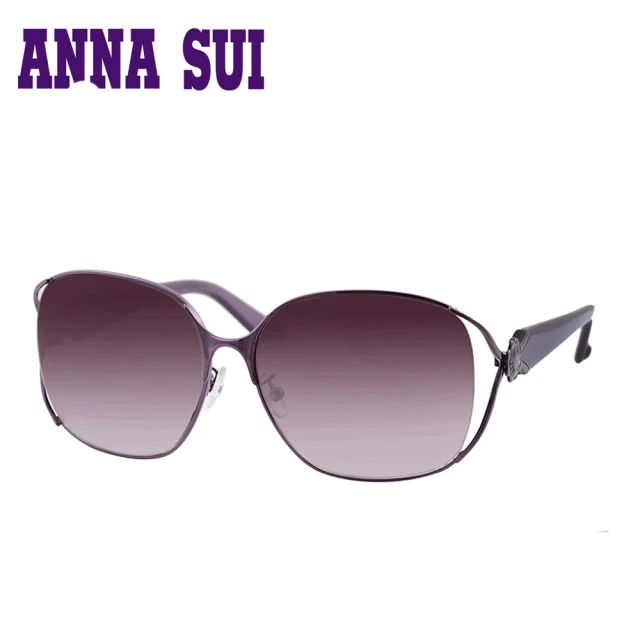 【ANNA SUI 安娜蘇】日本安娜蘇花園系列太陽眼鏡(AS880-735-紫色)