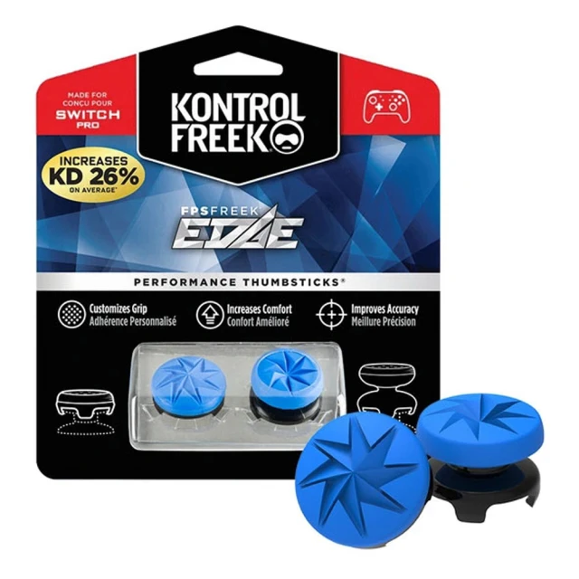 【KontrolFreek】副廠 NS Switch Pro 控制器專用類比蘑菇頭保護套FPS Freek Edge款(2155-PS5)