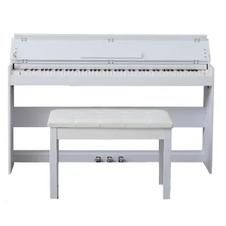 冬季新品 88鍵重鎚力道電鋼琴(純白琴蓋設計 非電子琴音色 DP200 不含椅子)