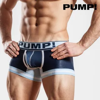【PUMP!】鋼鐵藍網孔四角內著(11051/Boxer/透氣/運動/健身/性感/派對/iMen)