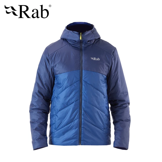 【RAB】Xenon 2.0 Jacket 輕量防風化纖連帽外套 男款 深墨藍 #QIO94
