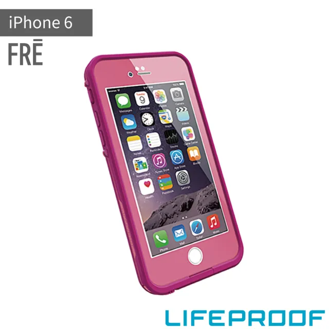 Lifeproof Iphone 6 4 7吋fre 全方位防水 雪 震 泥保護殼 粉紅 Momo購物網