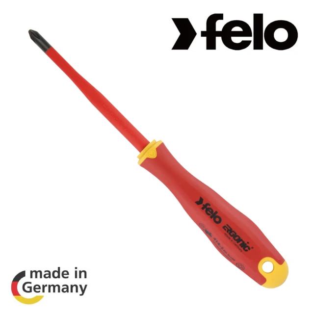 【FELO】E-Slim極細絕緣超軟柄起子+ PH2x100mm(41429390)