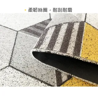 【聚時柚】玄關絲圈刮泥地墊 腳踏墊 地毯(120×100cm/16款可選)