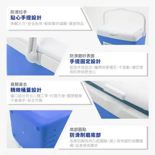 【Jo Go Wu】便攜保冷冰桶-26L(攜帶式保冷箱 保冰箱 保溫箱 保鮮箱 冰桶 釣魚箱)