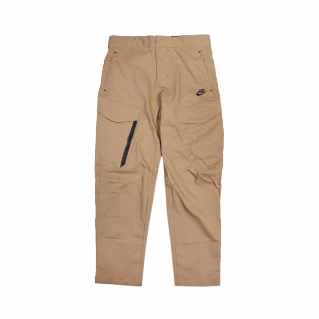 【NIKE 耐吉】長褲 NSW ESS Utility Pants 男款 口袋 錐形褲管 簡潔 抽繩 穿搭 棕 黑(DH3867-258)