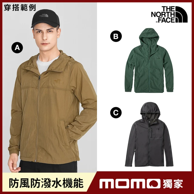 The North Face【The North Face】人氣休閒外套-男女款防潑水連帽外套(多款可選)