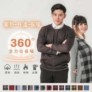 【MI MI LEO】台灣製刷毛保暖機能服 機能帽T(格紋 雙色格紋 素色 套組)