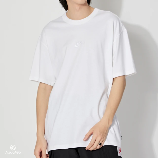 【NIKE 耐吉】AS NSW Tee Premium Essential 男款 白色 基本款 刺繡 休閒 素T 短袖 DB3194-100