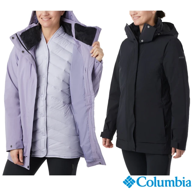 Columbia 哥倫比亞【Columbia 哥倫比亞】女款- 防水Omni-Heat鋁點保暖700羽絨兩件外套-2色(UWR02190 / 保暖.防水.羽絨)