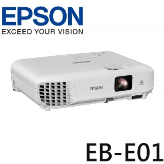 【EPSON】3300流明 XGA高亮彩3LCD商用投影機(EB-E01)