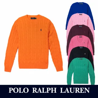 【RALPH LAUREN】Polo Ralph Lauren 年度經典刺繡小馬麻花針織毛衣-多色組合(平輸品)