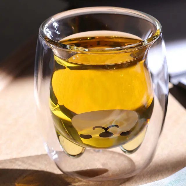 【豐曜】玻璃造型雙層杯(玻璃茶具)/