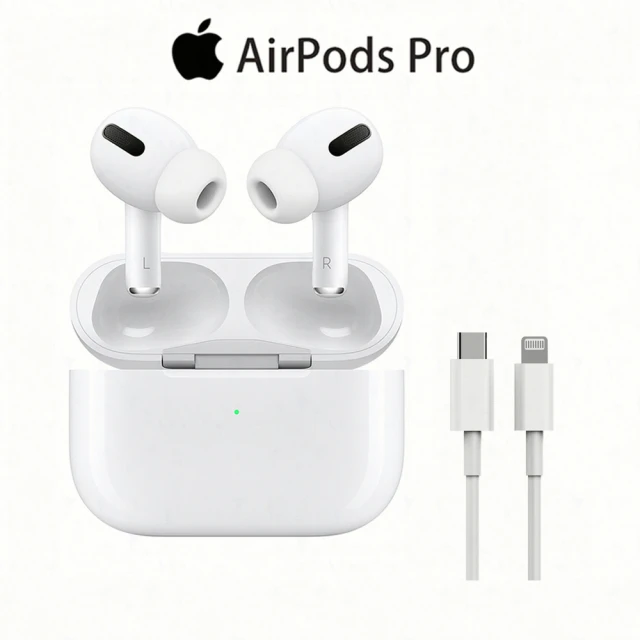 充電傳輸線組【Apple 蘋果】Apple AirPods Pro 藍芽耳機(搭配MagSafe無線充電盒)