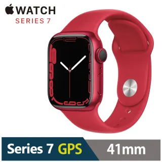 運動錶帶超值組★【Apple 蘋果】Apple Watch S7 GPS 41mm(鋁金屬錶殼搭配運動型錶帶)