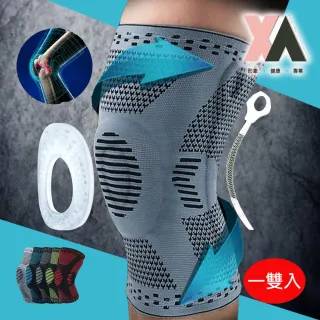 【XA】雙魚鱗彈簧支撐運動護膝HX045(防撞護膝、雙魚鱗彈簧支撐、橡膠防撞效能、超強護膝)
