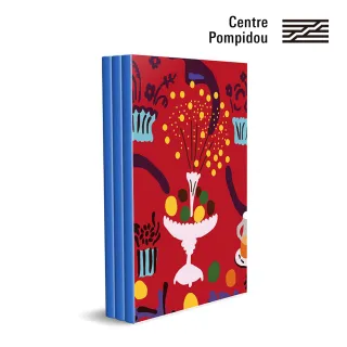 【Fubon Art 富邦藝術】龐畢度 法式紅色派對 筆記本(文具/記事本/日記本)