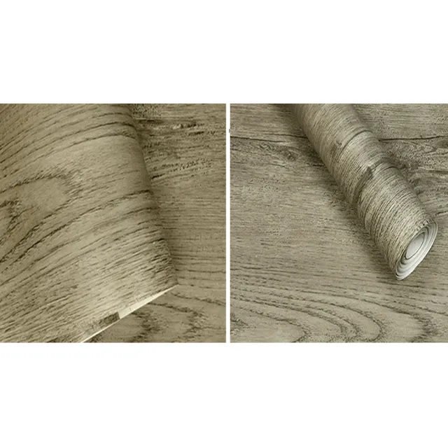 Mega 歐式桃木紋自黏壁紙pvc壁貼45x1000公分 壁紙地板家具櫥櫃 Momo購物網