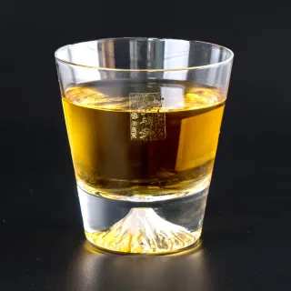 【田島硝子】日本手工吹製富士山杯 mini經典款 威士忌杯 酒杯 玻璃杯 隨飲料變色(TG20-015-MR)