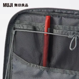 【MUJI 無印良品】可以直接放入使用的電腦包/灰.A4尺寸用