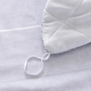 【FOCA】單人-北歐風活性印染100%雪絨棉三件式被套床包組(鳳梨奶霜)