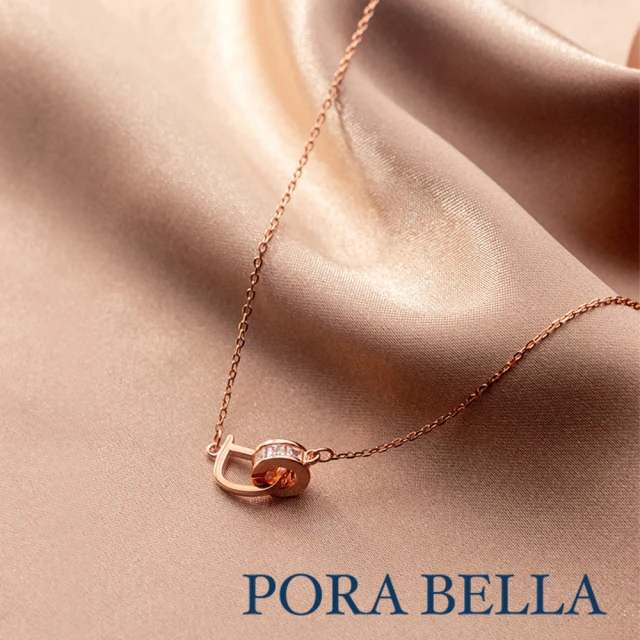 【Porabella】925純銀鋯石項鍊Necklace