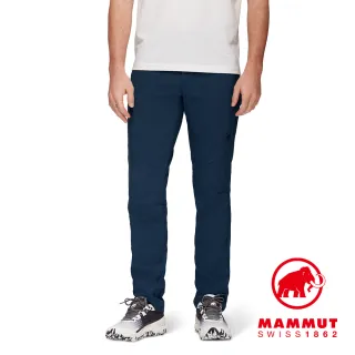 【Mammut 長毛象】Hiking Pants Men 經典健行長褲 海洋藍 男款 #1022-00420