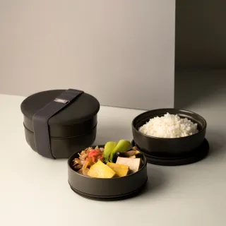【TOAST】RONDE 陶瓷便當盒-墨黑