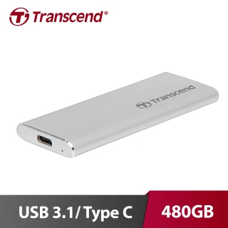 【Transcend 創見】ESD240C 480GB行動固態硬碟(TS480GESD240C)