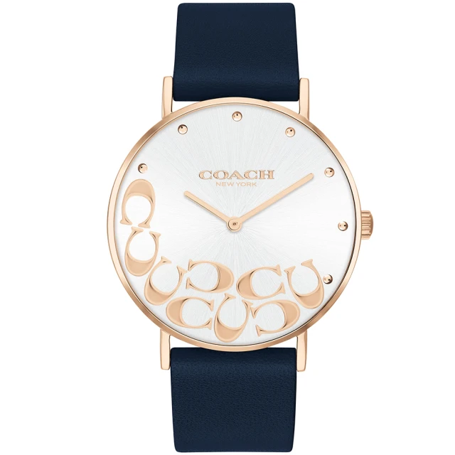 【COACH】經典C字LOGO設計面盤手錶-36mm(14503802)