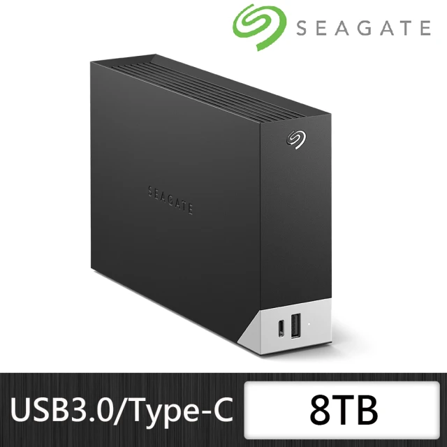 【SEAGATE 希捷】One Touch Hub 8TB 外接硬碟(STLC8000400)