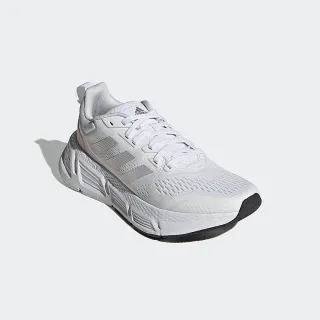 【adidas 愛迪達】運動鞋 慢跑鞋 健走鞋 女鞋 白 QUESTAR(GZ0618)