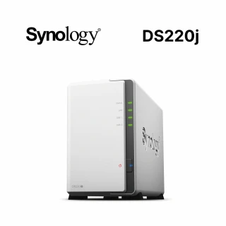 【Synology 群暉科技】DS220j 2Bay 網路儲存伺服器