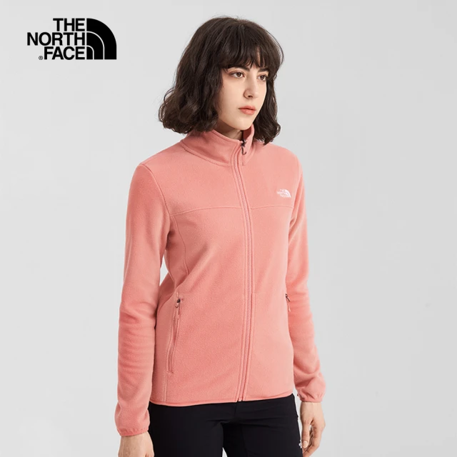 The North Face【The North Face】北面女款粉色保暖休閒抓絨外套｜4NAQHCZ