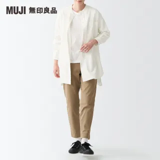 【MUJI 無印良品】男女適用/有機棉法蘭絨長版衫(共4色)