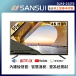 【SANSUI山水】55型4K HDR後低音砲智慧連網液晶顯示器(SLHD-55ST8)