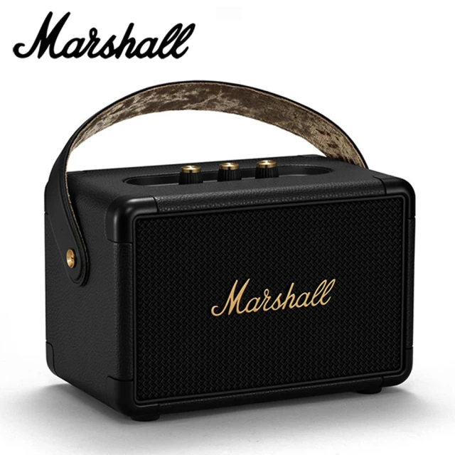 【Marshall】Kilburn II 攜帶式復刻經典藍牙喇叭(古銅黑)