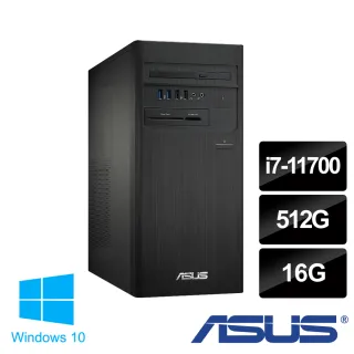 【ASUS 華碩】H-S700TC i7-11700 八核電腦(i7-11700/16G/512GB PCIe SSD/W10)