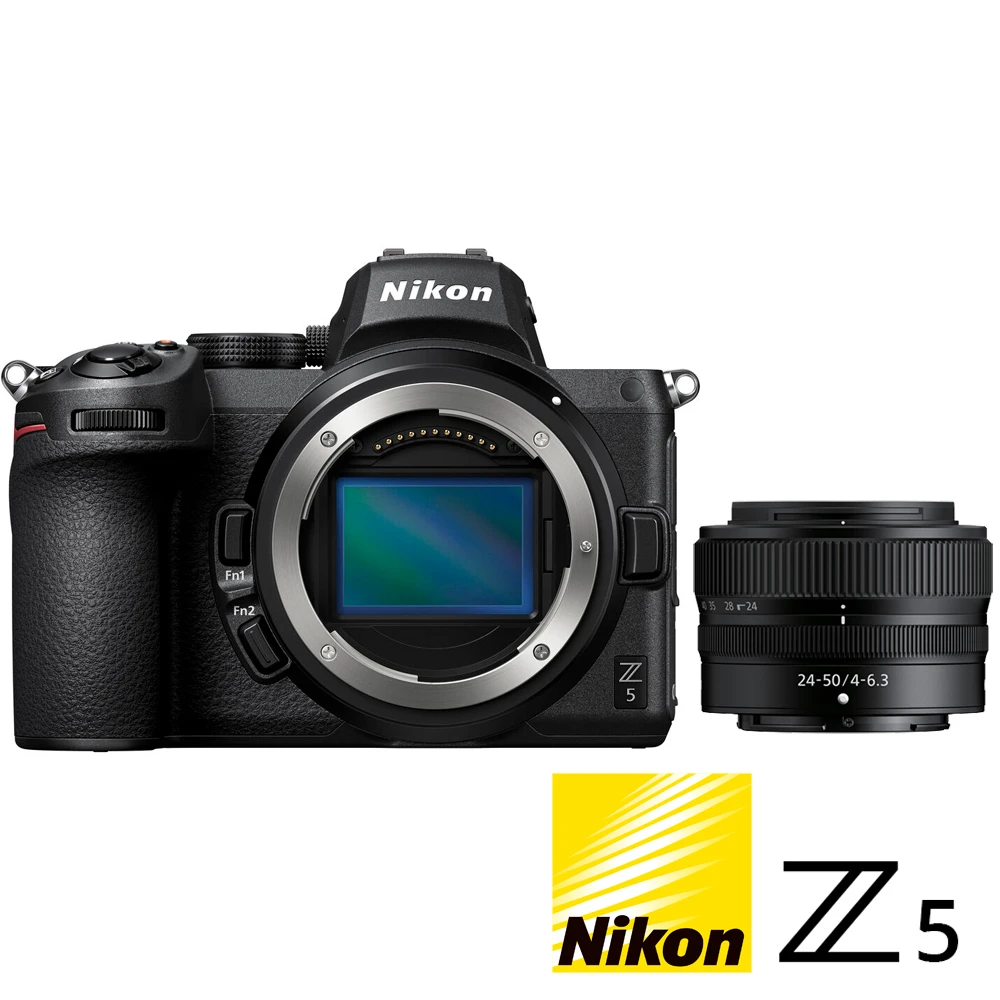 【Nikon 尼康】Z5 KIT 附 Z 24-50mm 鏡頭(公司貨 全片幅微單眼相機 防手震 4K 錄影)