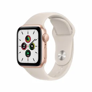 【Apple 蘋果】『福利品』Apple Watch SE GPS 40 公釐鋁金屬錶殼搭配運動式錶帶
