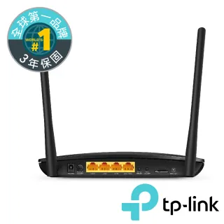 【TP-Link】福利品-TL-MR6400 300Mbps 4G LTE SIM卡無線網絡家用wifi路由器(分享器)