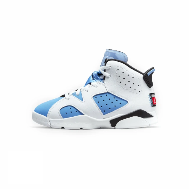 NIKE 耐吉【NIKE 耐吉】Air Jordan 6 Retro 童鞋 中童 藍色 北卡藍 AJ6 休閒 籃球鞋 DV3605-410