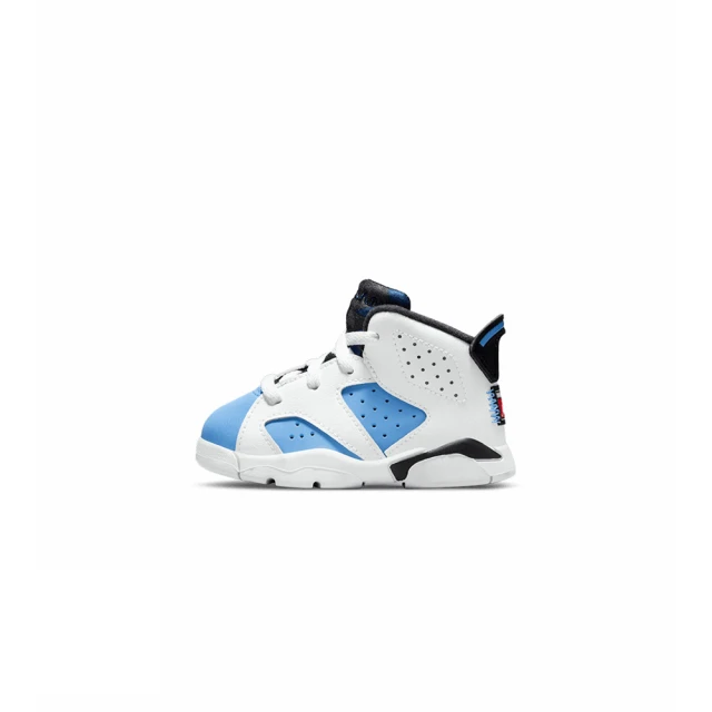 NIKE 耐吉【NIKE 耐吉】Air Jordan 6 Retro 童鞋 小童 藍色 北卡藍 AJ6 休閒 籃球鞋 DV3606-410