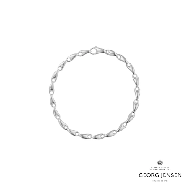 【Georg Jensen 官方旗艦店】REFLECT 鏈節手鏈(純銀 手鍊)