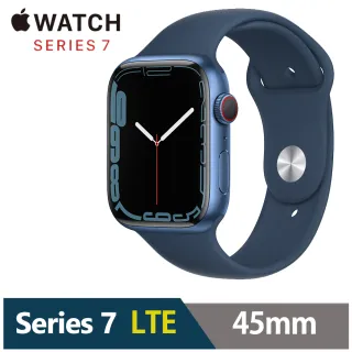運動錶帶超值組★【Apple 蘋果】Apple Watch S7 LTE 45mm(鋁金屬錶殼搭配運動型錶帶)