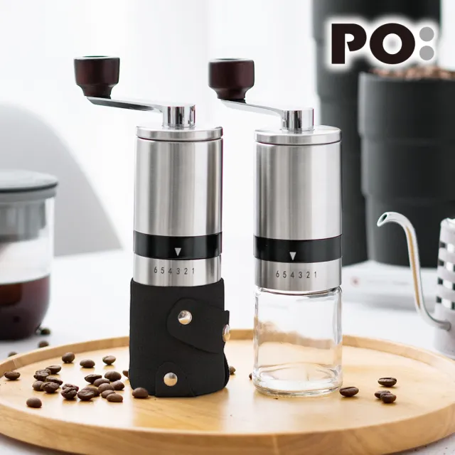 【PO:】手動式不銹鋼研磨咖啡器2.0(黑-不鏽鋼磨芯)/
