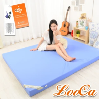 【LooCa】抗菌防蹣防水8cm彈力記憶床墊(單大3.5尺-隔日配)